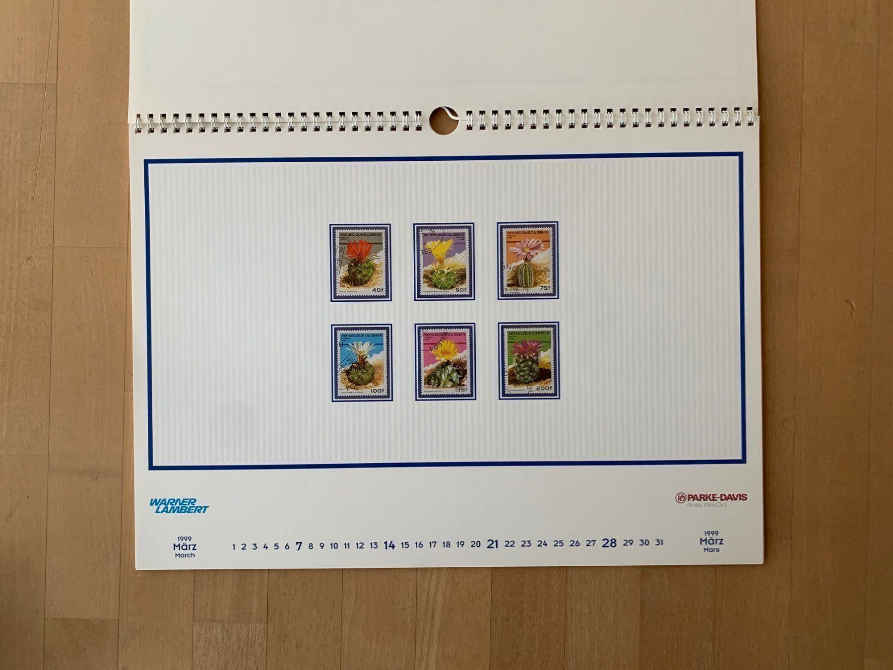 Tutti i francobolli: Briefmarkenkalender 1999 – Usato da Zollikon venduto da Xblanka 4