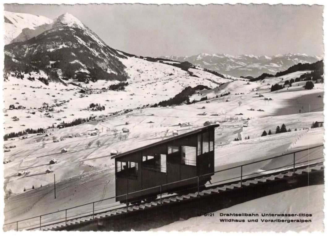 Cartoline postali: Unterwasser - Standseilbahn Iltios – Usato da Binningen venduto da Mountainrider