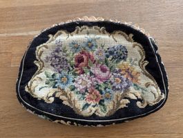Vintage Handtasche Blumenmuster Antike Handtasche 