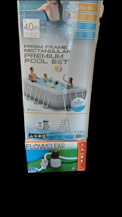 Piscine Intex 4x2m avec filtre à sable Flowclear 3