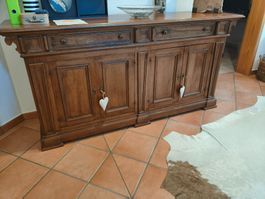 Anrichte Kiefer Massiv Holz 4 Turen 2 Schubladen 200cm