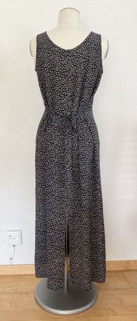 ärmelloses bodenlanges SOMMERKLEID mit Blümchenmuster,  38