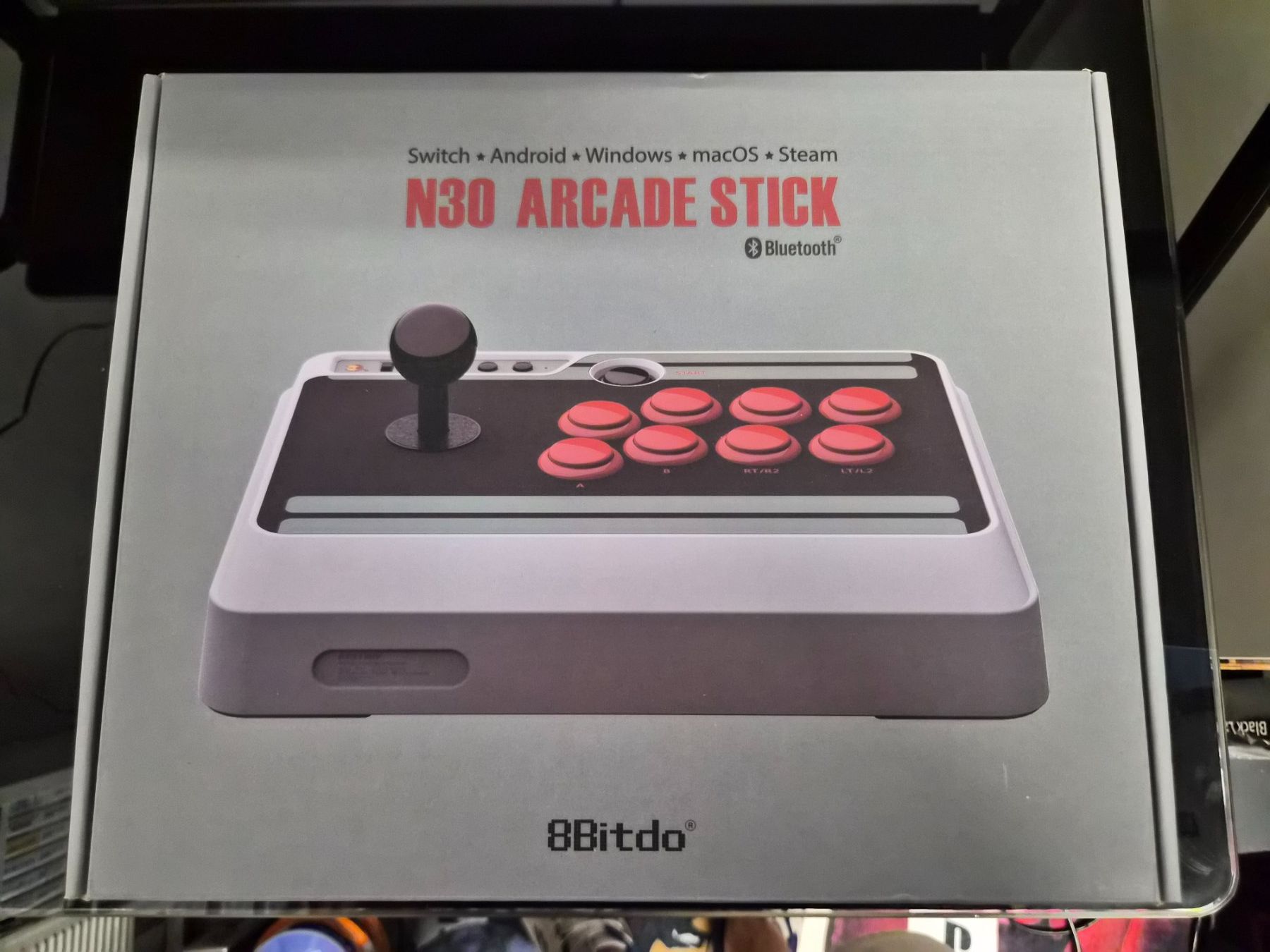 8BitDO Controller: 8Bitdo N30 Arcade Stick Bluetooth NEU nie gebraucht! – Nuovo e nell'imballaggio originale da Zürich venduto da Joselito0