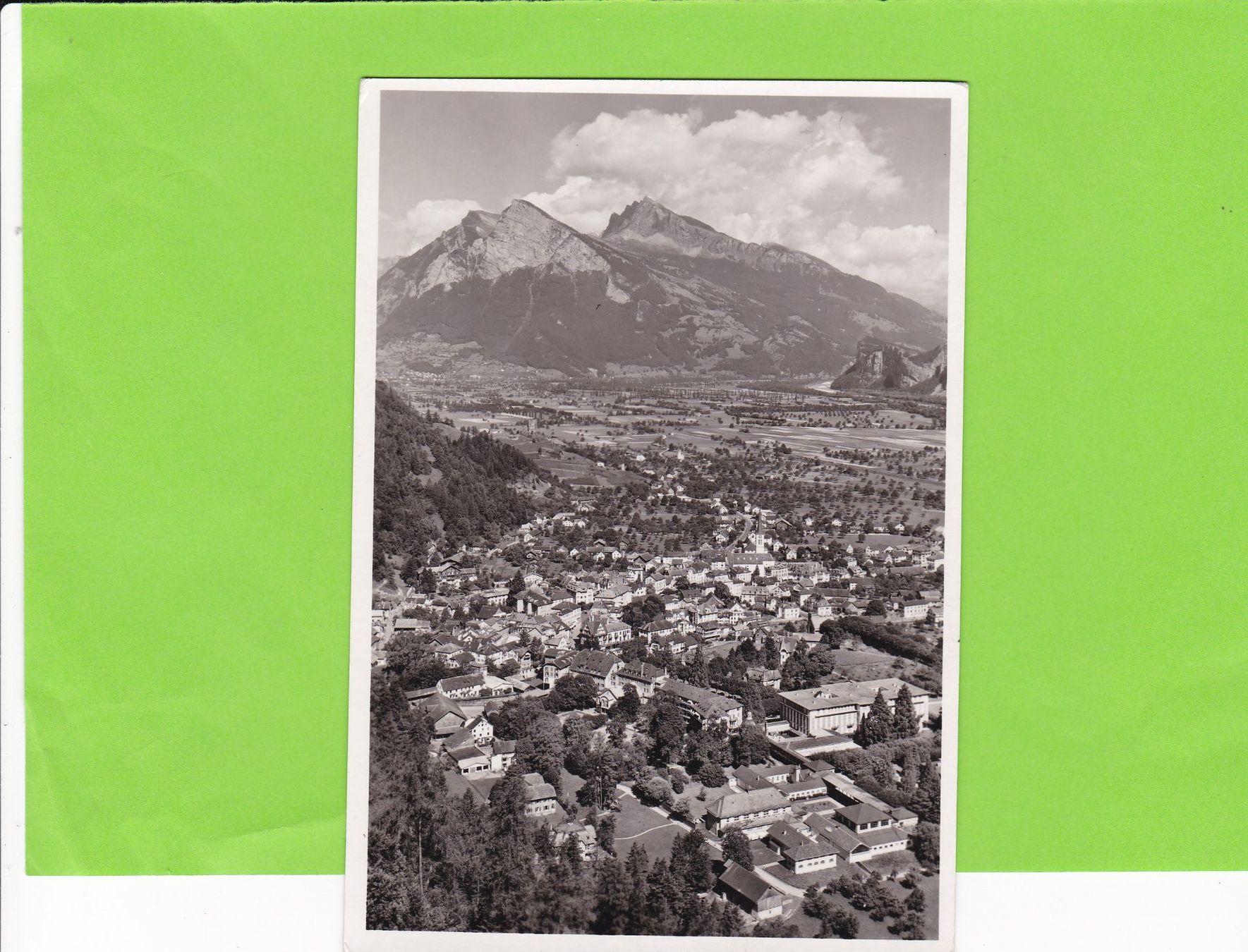 Cartoline postali: Bad Ragaz-Gonzen-Alvier – Usato da St. Peterzell venduto da neckertal