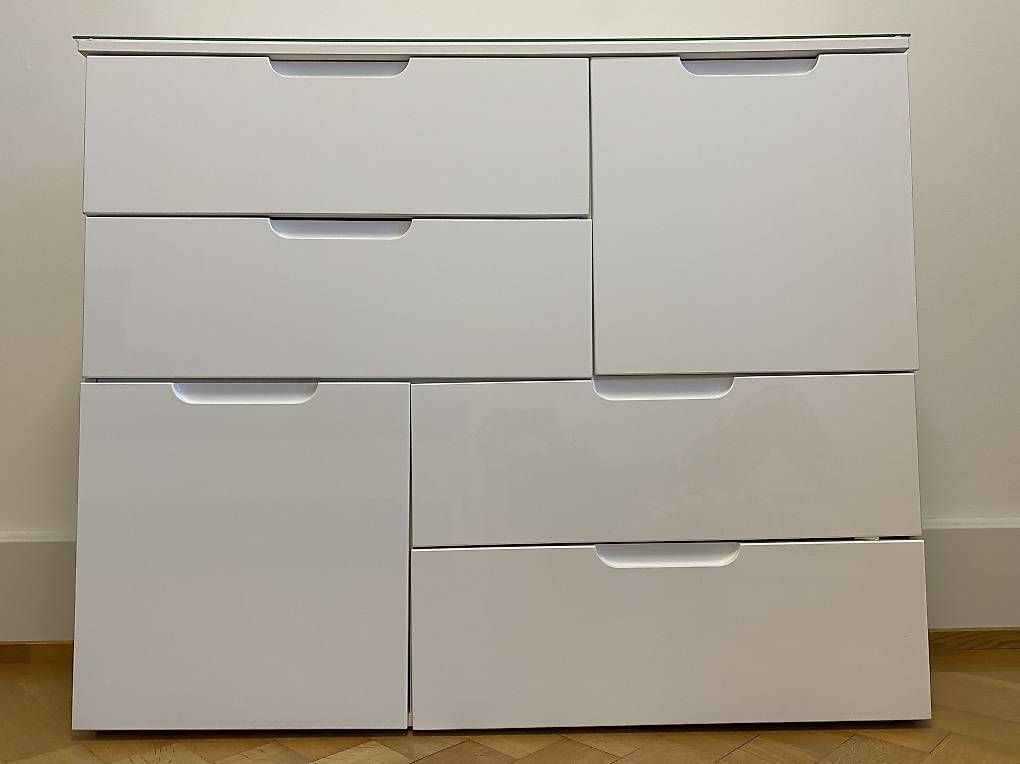 Commodes: Sideboard weiß, hochglanz – D'occasion à Stein am Rhein par aju_gr6w