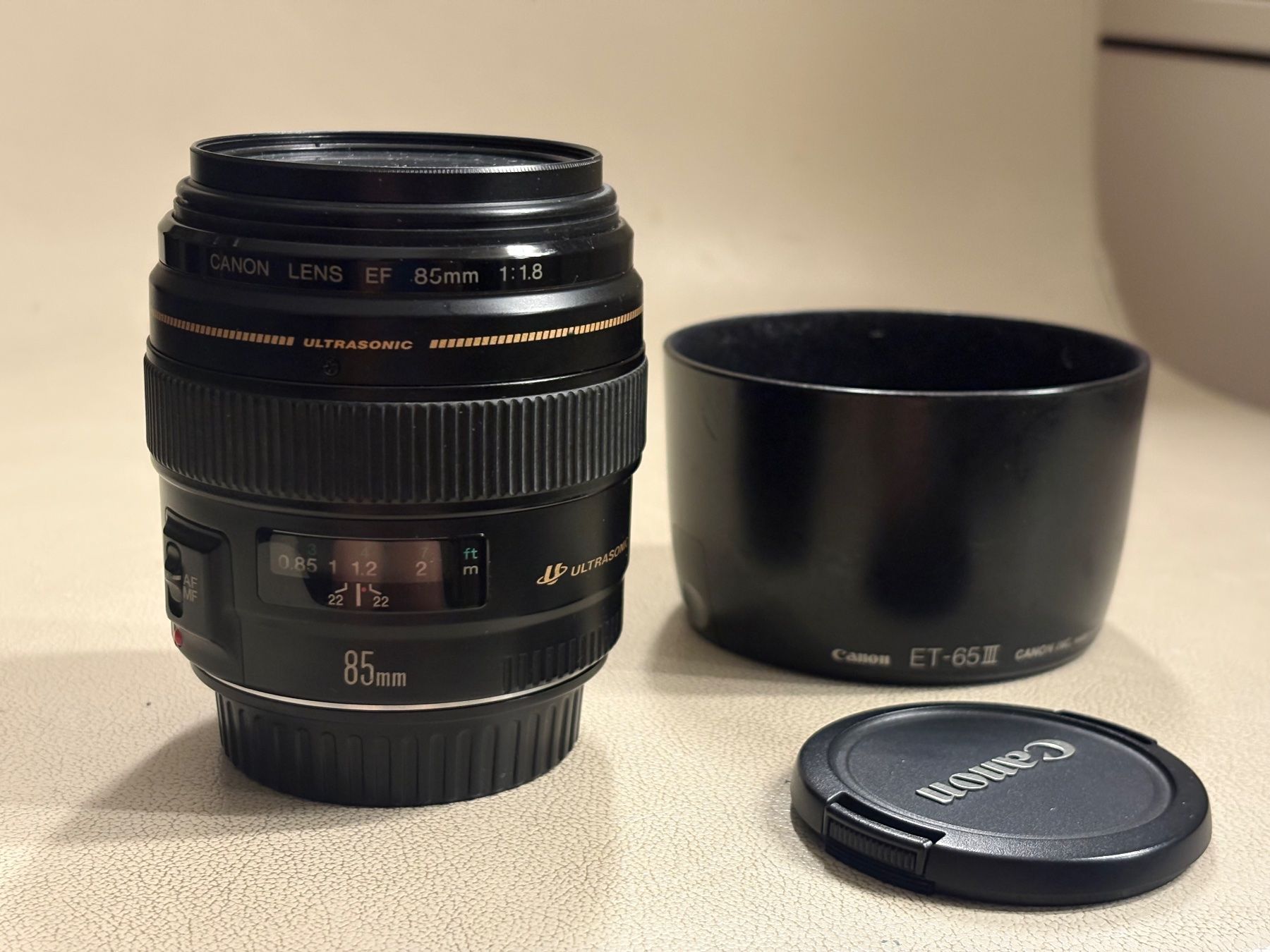 Canon Obiettivi: Canon EF 85mm f1.8 – Usato da MASSAGNO venduto da 392151