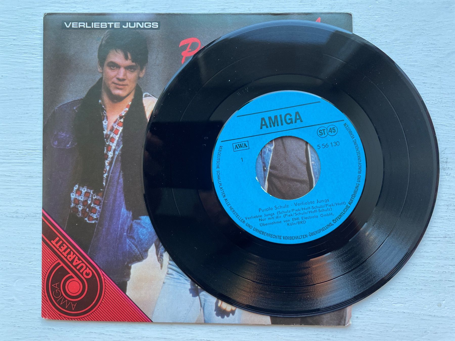 Dischi in vinile: Purple Schulz - Amiga Quartett - 7" Single, 1986 – Usato da Zürich venduto da Andy_t71 2