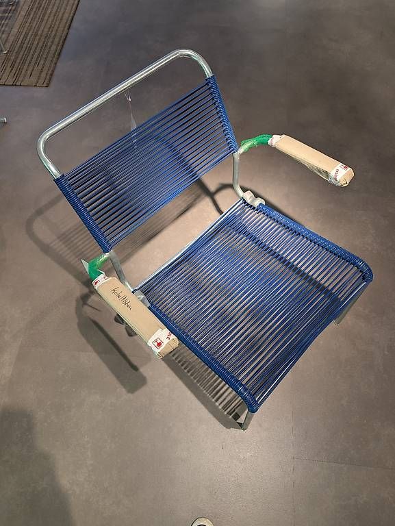 Sedie a sdraio: 2x Schaffner Spaghetti Lounger in Blau NEU – Usato da Oberentfelden venduto da ugiii76