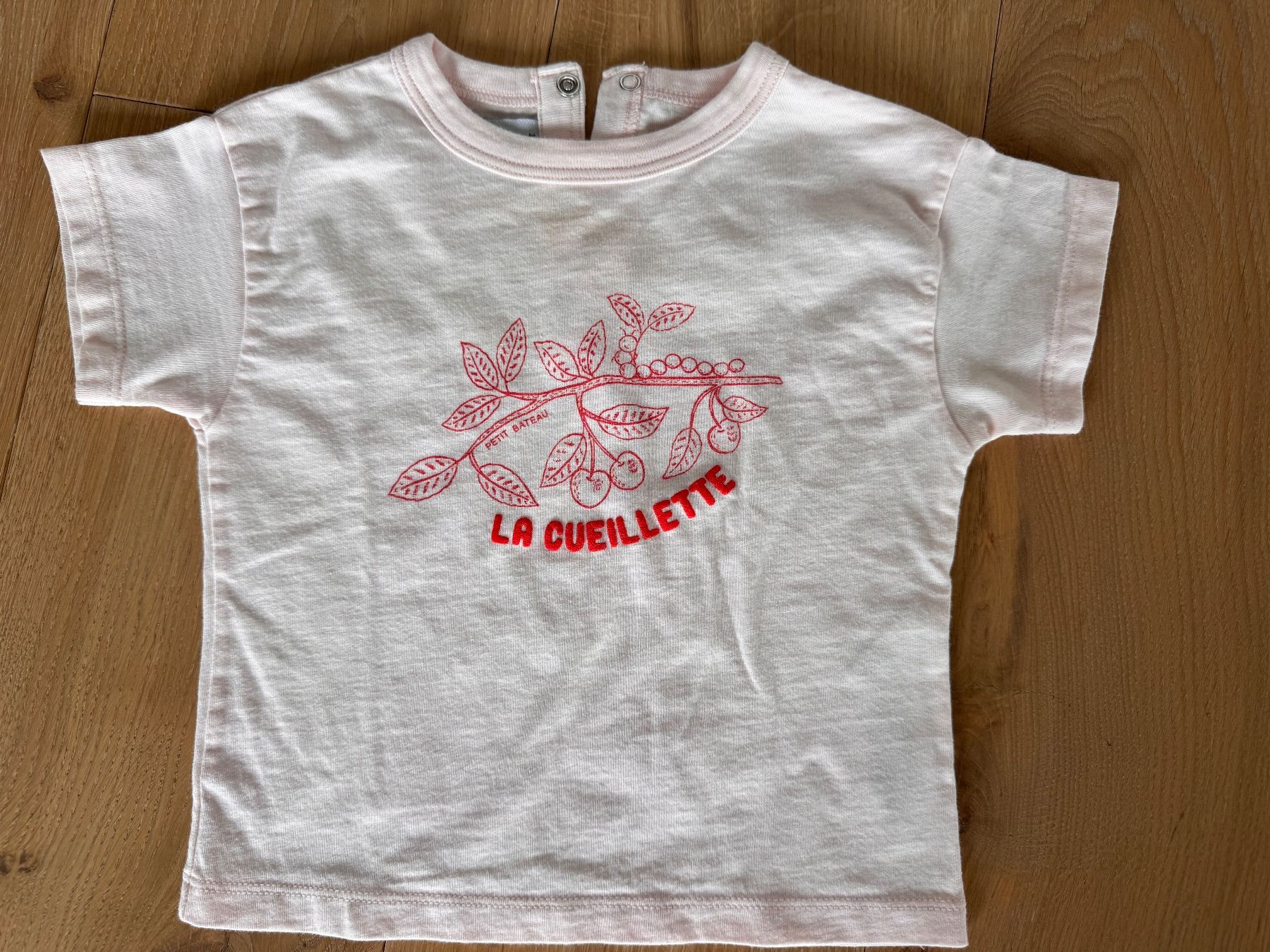 Petit Bateau Camicie, Top & T-shirt: Rosa Tshirt, Petit Bateau, 74 – Usato da Zumikon venduto da ver_zbp8