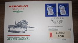 Aeroflot Geneve - Moscou 04.04.1970