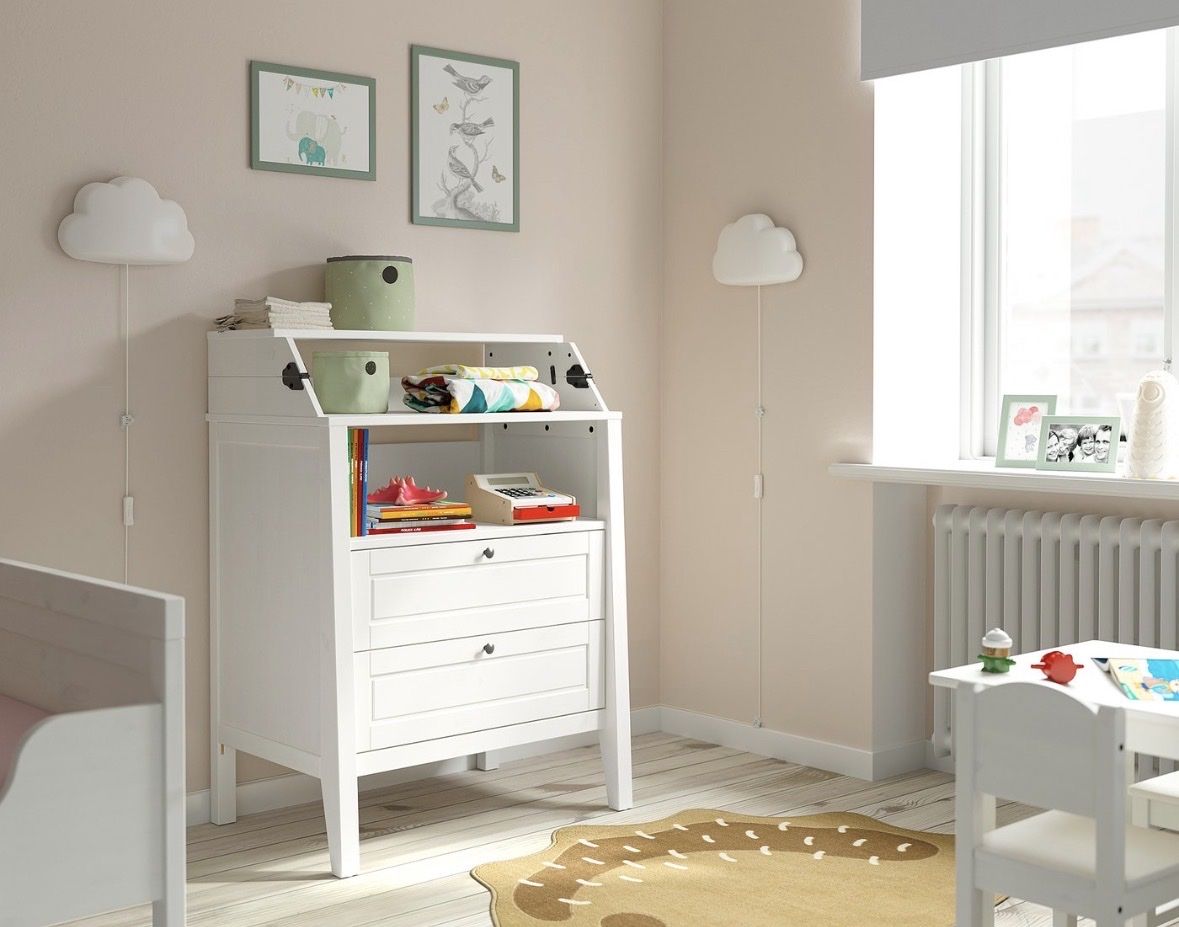 Ikea Wickeltisch & Zubehör: Wickeltisch weiss mit Schubladen – Gebraucht aus Frick von Sterndli 3