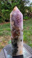 💜🌿 Seltene Fusion aus Amethyst & Moosachat