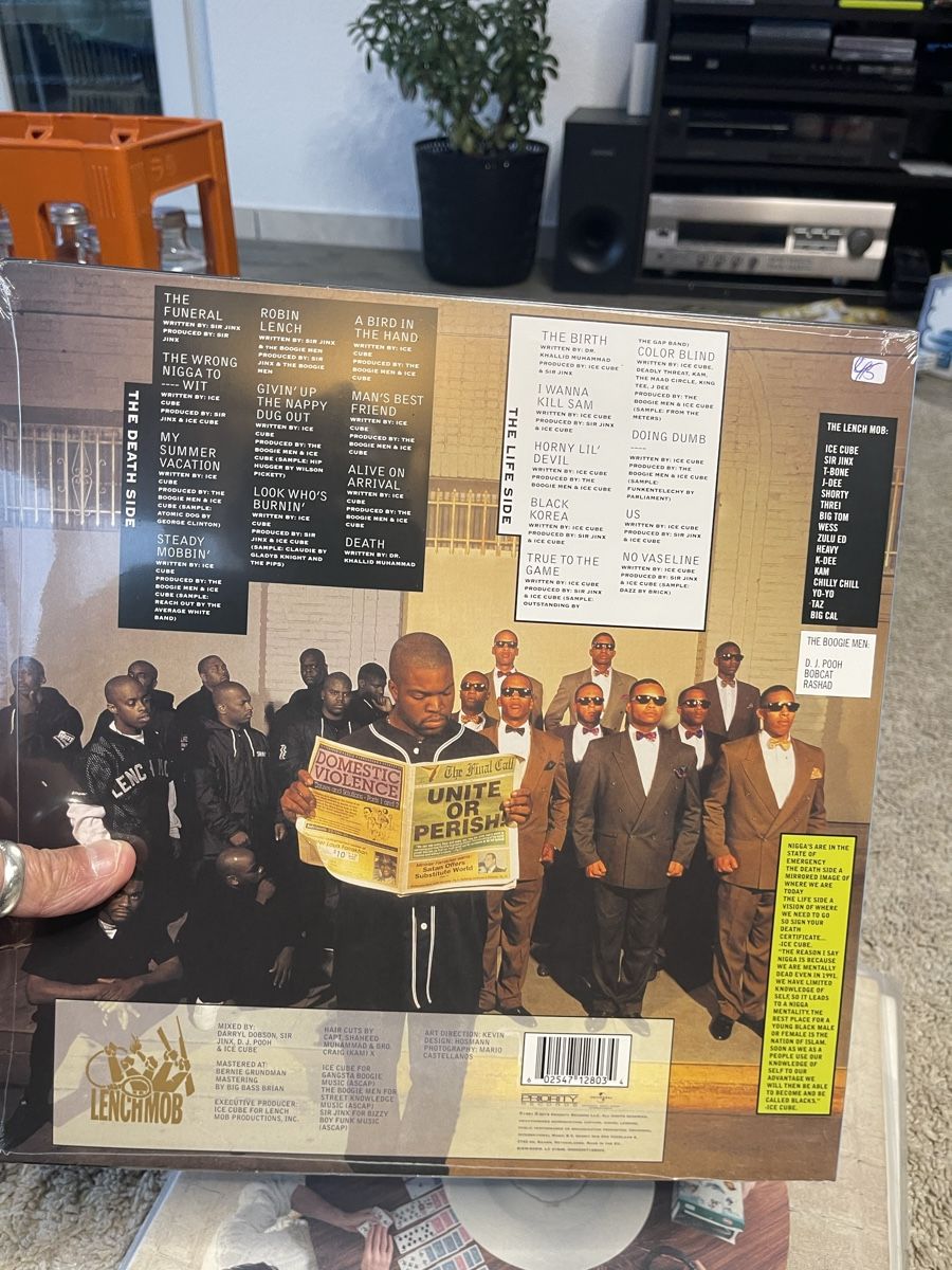 Schallplatten: Ice Cube / Death Certificate  – Neu und originalverpackt aus Dagmersellen von  1
