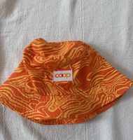 Coop bucket hat orange yellow pattern