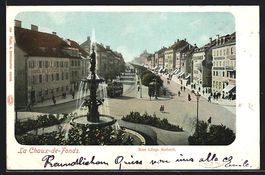 La Chaux de Fonds, Rue Léopold-Robert, 