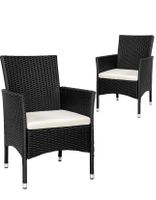 neue 2er Set Rattanstuhl Nantes