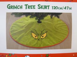 GRINCH Tree Skirt / Weihnachtsbaumdecke  NEU