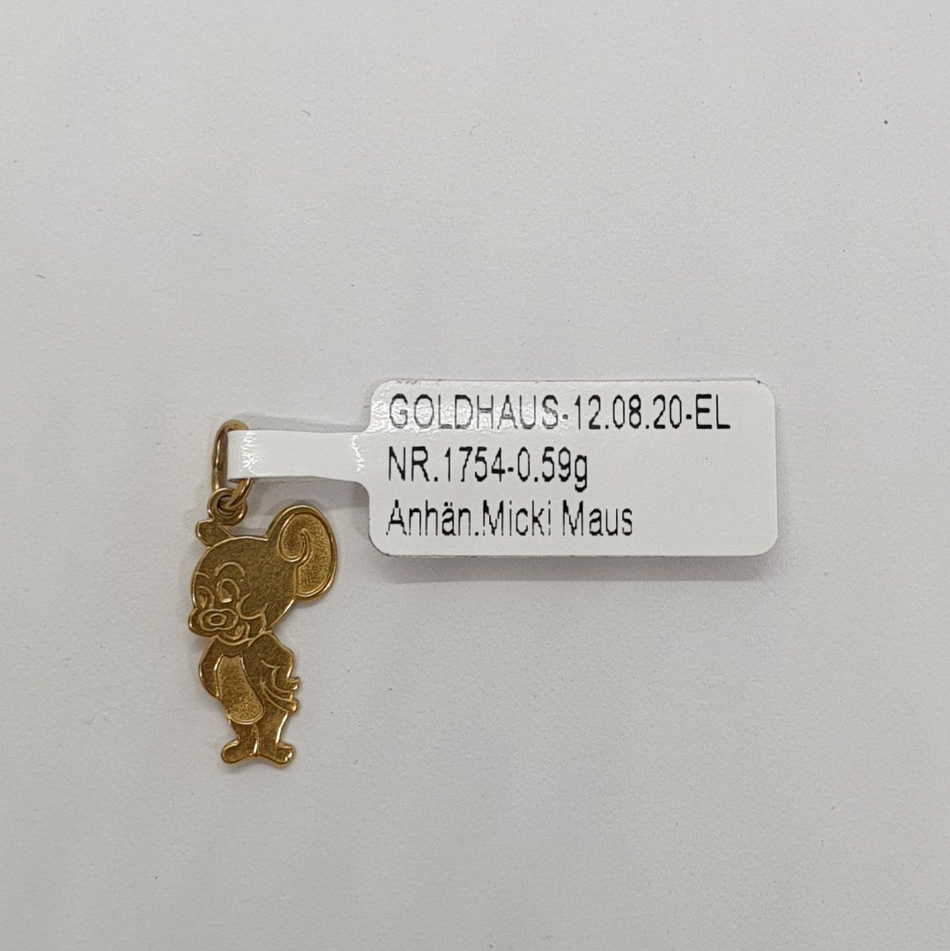 Anhänger: Echt 18K Gold - Jerry/Maus Anhänger – Gebraucht aus Luzern von Goldhaus-Luzern 4