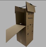 Kleiderkarton mit Kleiderstange zum Umzug