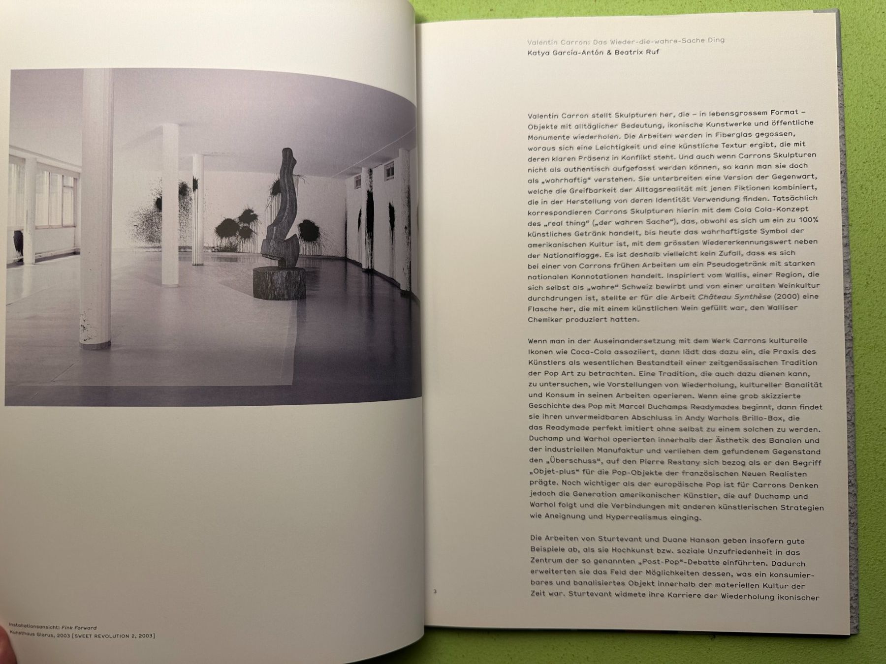 Libri: Valentin Carron. – Usato da Zürich venduto da allp 3