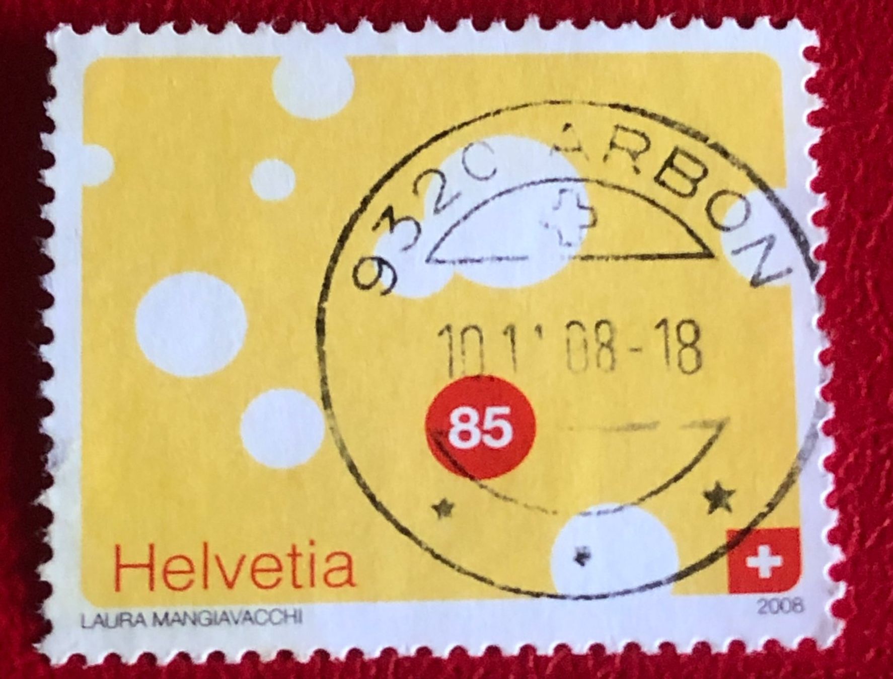 Tutti i francobolli: Nr.1284 Käse VOLLGESTEMPELT Arbon – Usato da Aarau venduto da Billa007