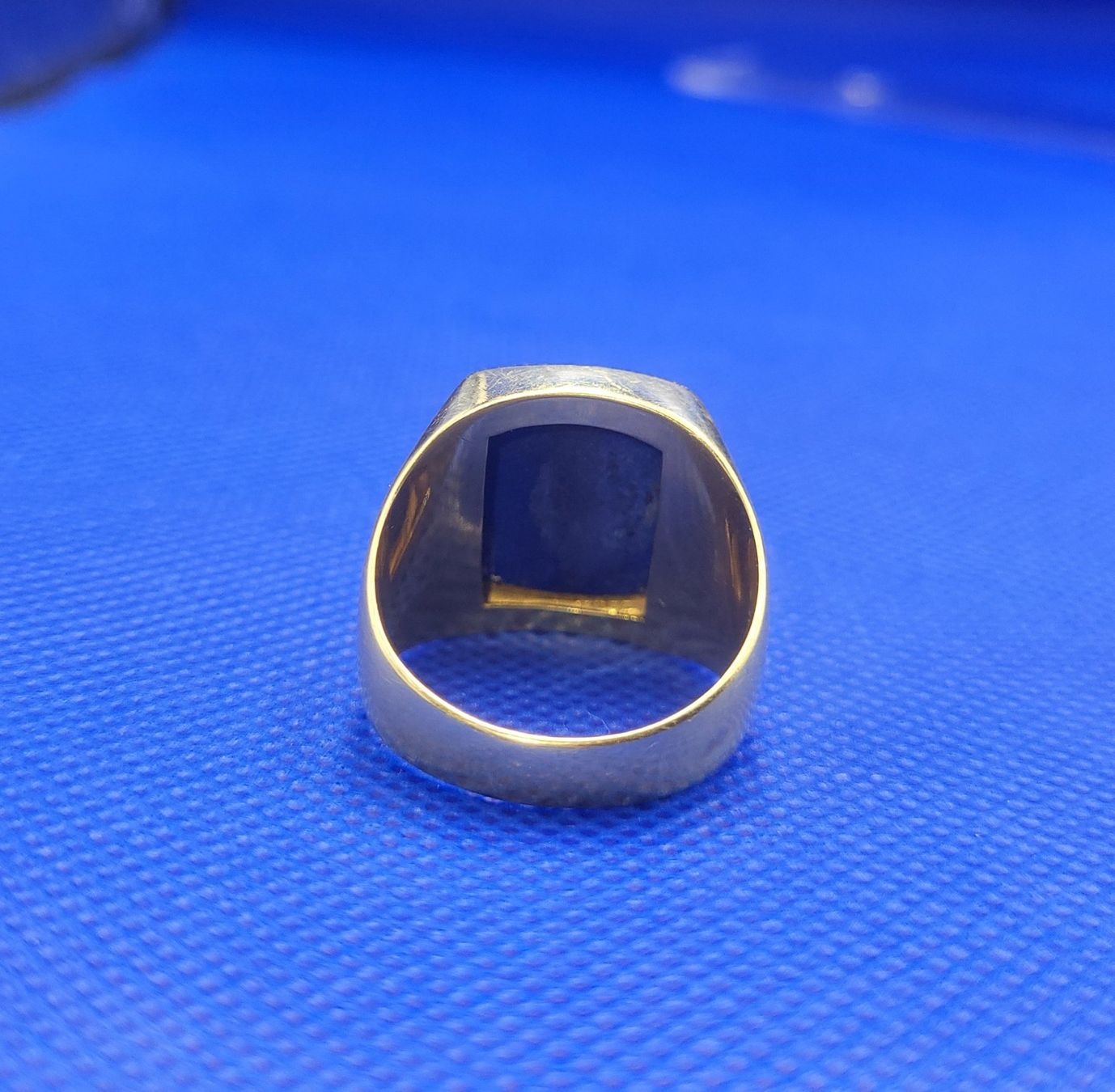 Anelli: Gold 585 Massiv Ring Mit Lapislazuli – Usato da Wald ZH venduto da Aniade 9