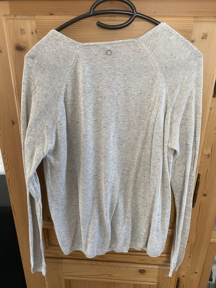 Giacche: Damen Strickjacke NILE collection Grösse S hellgrau meliert – Usato da Ettenhausen TG venduto da Rainbow71 1