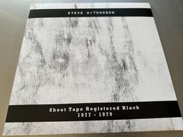 STEVE HITCHCOCK LP SHEET TAPE REGISTERED BLACK 1977-1979