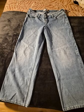 Jean Hollister Ultra Low-Rise Baggy bleu W30 L30