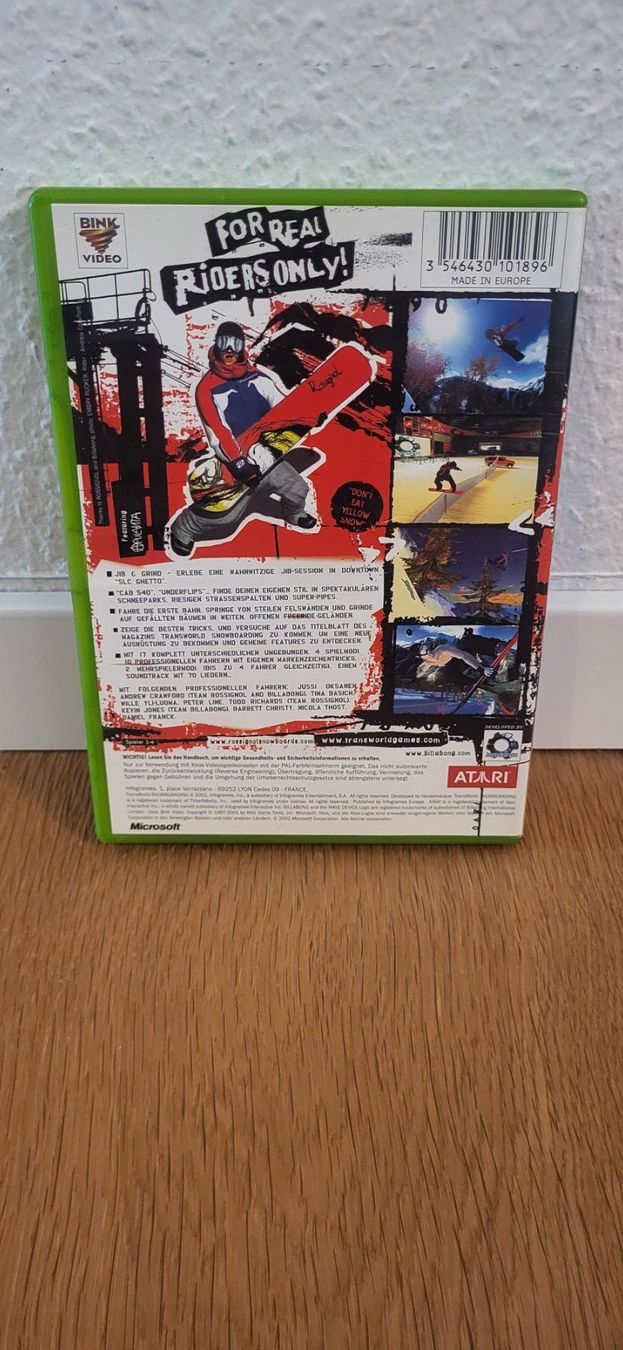 Microsoft Jeux: Xbox - Transworld Snowboarding – D'occasion à Münsingen par Heroism2010 1