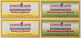 4 Eintrittsgutscheine Connyland 2Erw. und 2Kind. ab Fr. 69.-