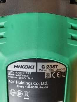 Smerigliatrici & Lucidatrici: Winkelschleifer HiKOKI G23ST 2000 W – Nuovo e nell'imballaggio originale da Niederuzwil venduto da peter. 7