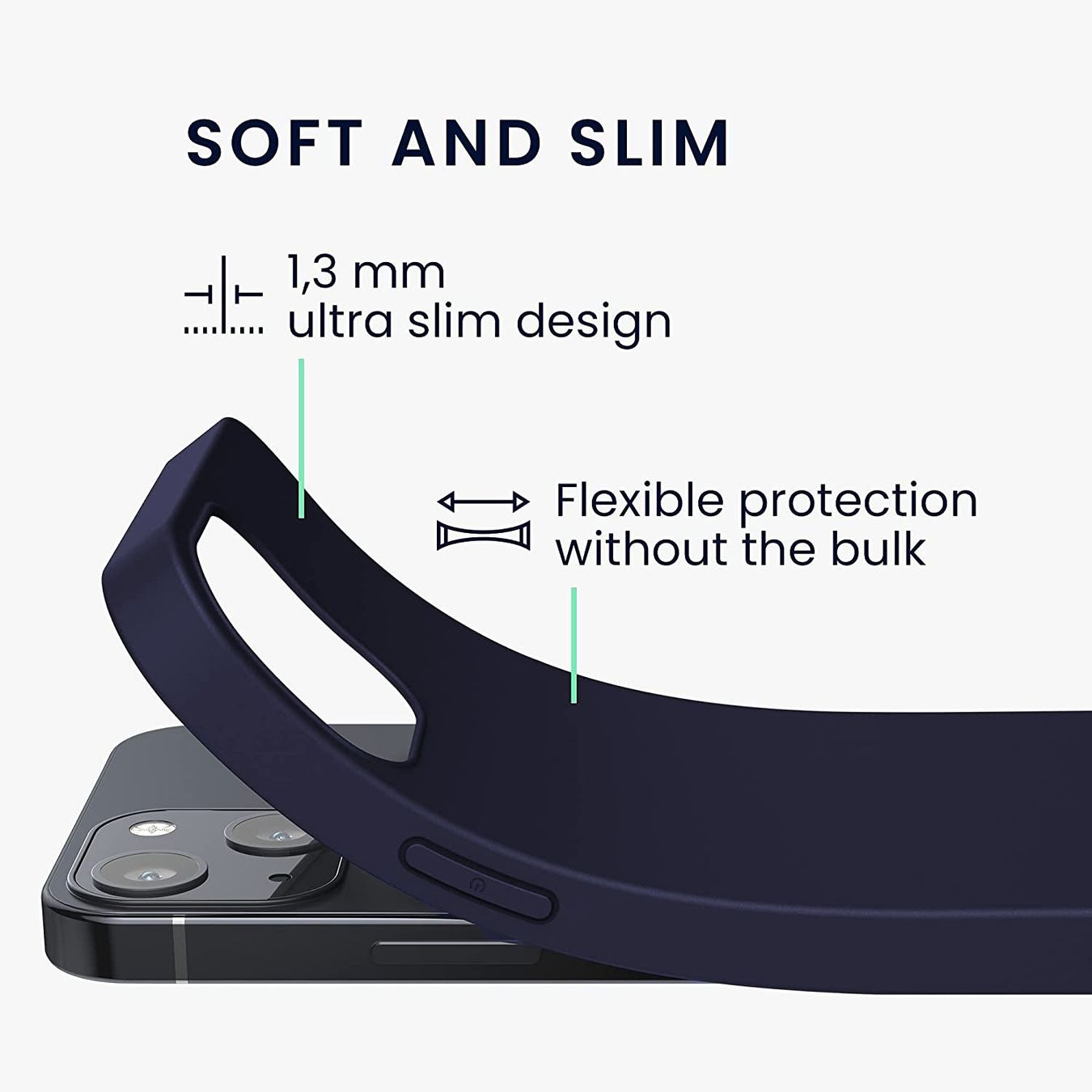 Cover & Protezioni schermo: iPhone 14 PLUS Hülle Etui Silikon Case Cover Coque Tasche – Nuovo e nell'imballaggio originale da Volketswil venduto da coverandmore 3