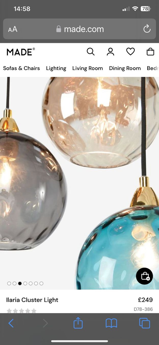 Lampade: Kaskadenlampe von made – Nuovo e nell'imballaggio originale da Zürich venduto da diesunddasvintage 5