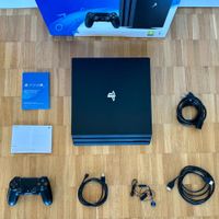 Sony PlayStation 4 Pro 1TB Jet Black OVP – Top Zustand