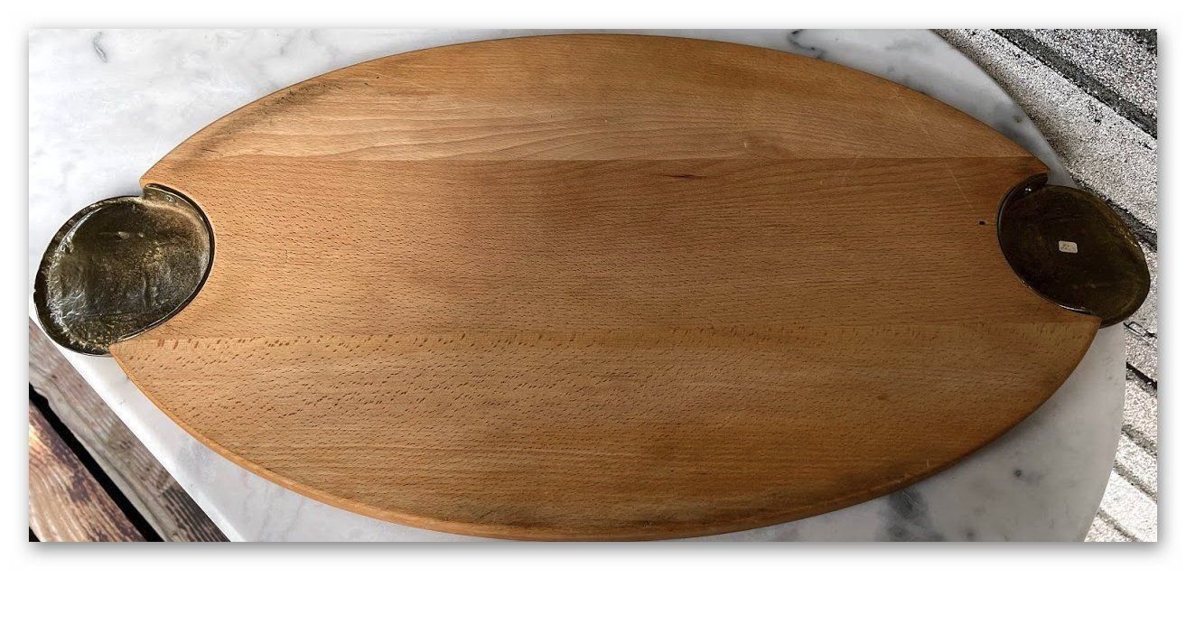 Plateaux: Servierbrett + Messing Griff Jesch L 70 – Neuf (Voir description) à Lutzenberg par Pinschi01 3