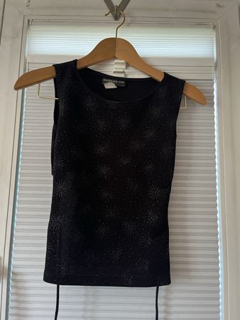 FASHION NEW YORK Damen Top schwarz Grösse S/M