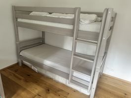 Etagenbett Flexa Classic inkl Matratzen 90x200