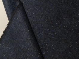 Anzug Tweed Merino Stoff aus Italien 2.0x1.60m  nero blu mél