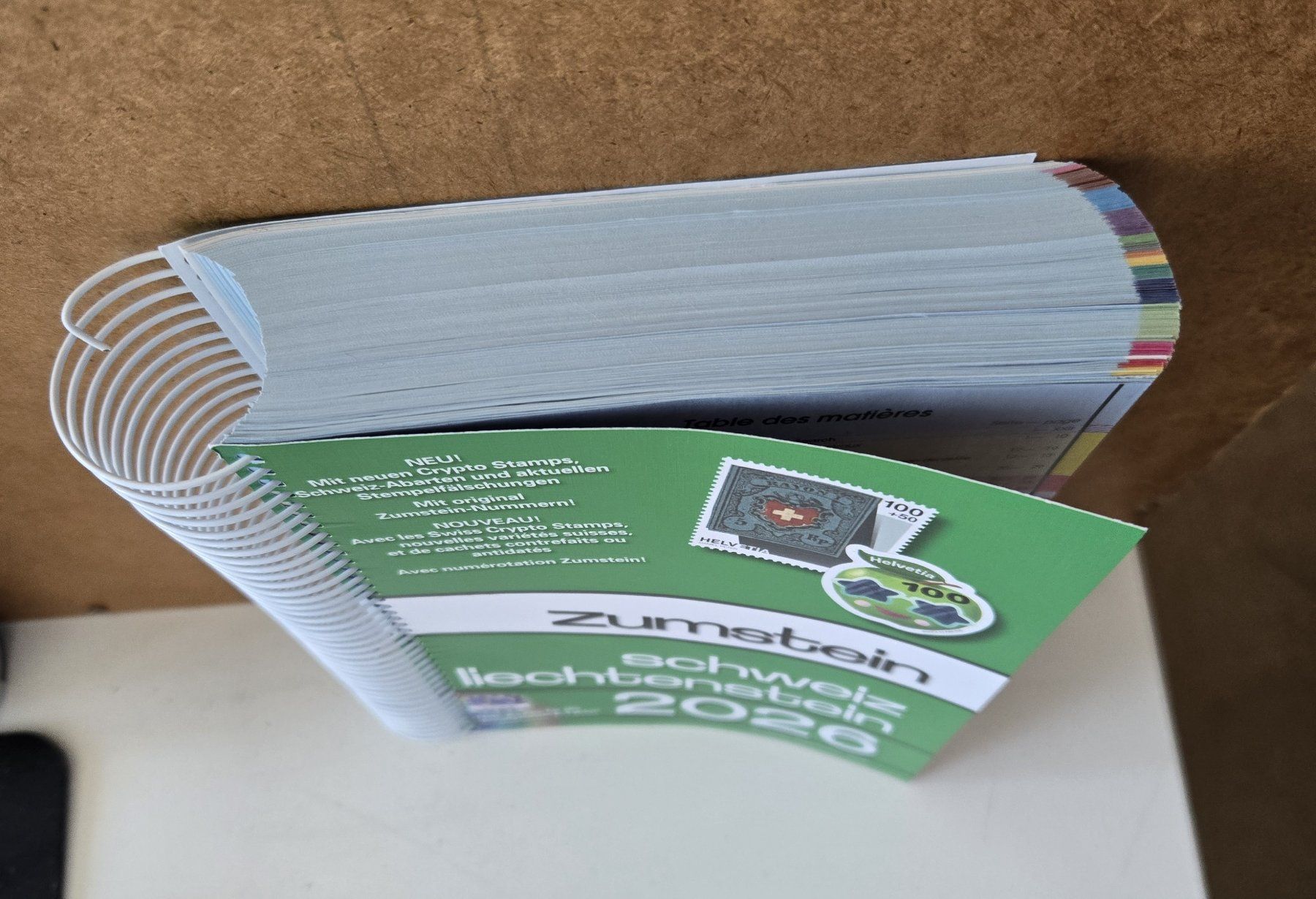 Libri: Zumstein Briefmarkenkatalog 2026 mit Spiralbindung – Usato da Gelterkinden venduto da Vabis62 2