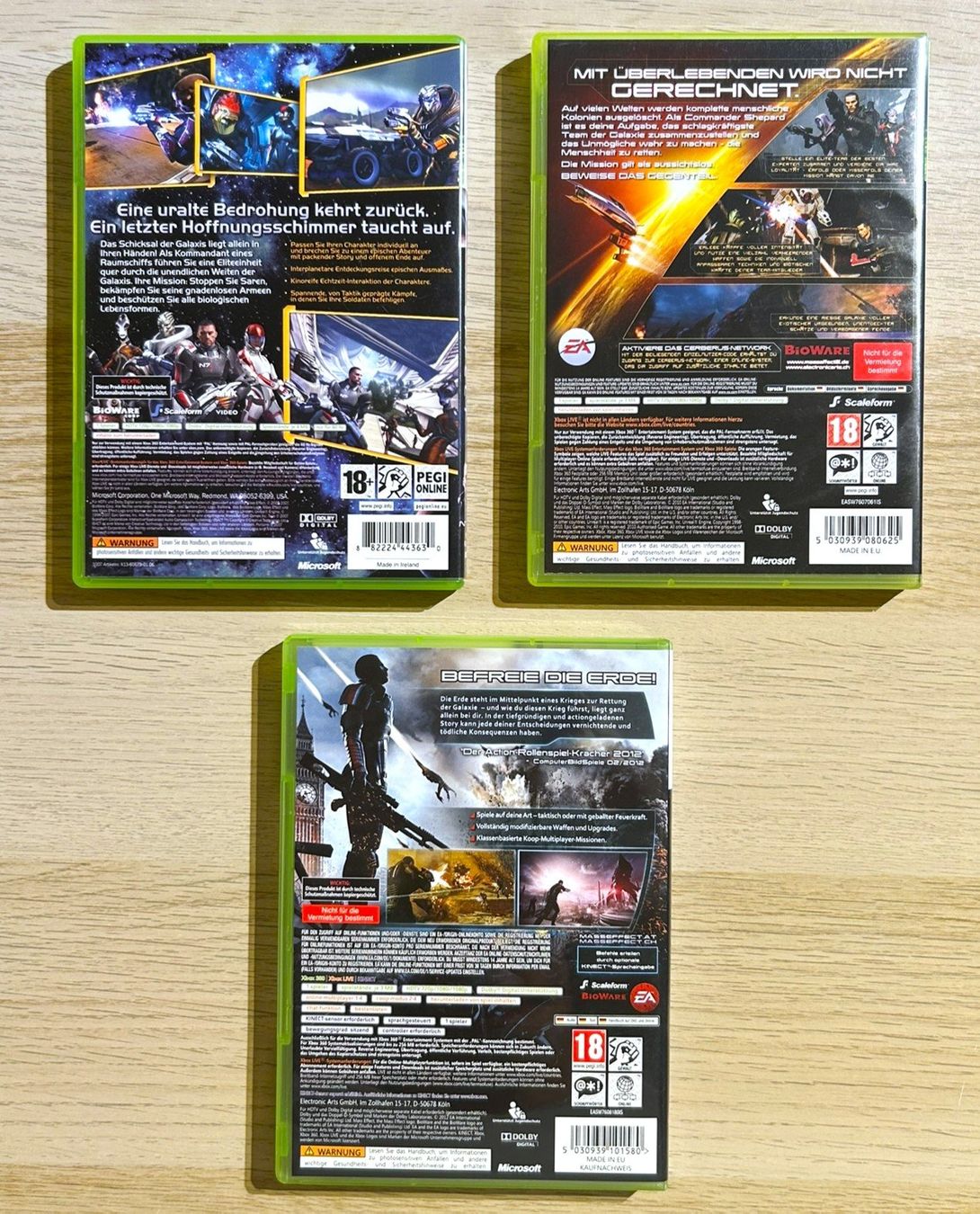 Microsoft Giochi: Mass Effect Trilogy Xbox 360 – Usato da St. Gallen venduto da Alpine.Arcade 1