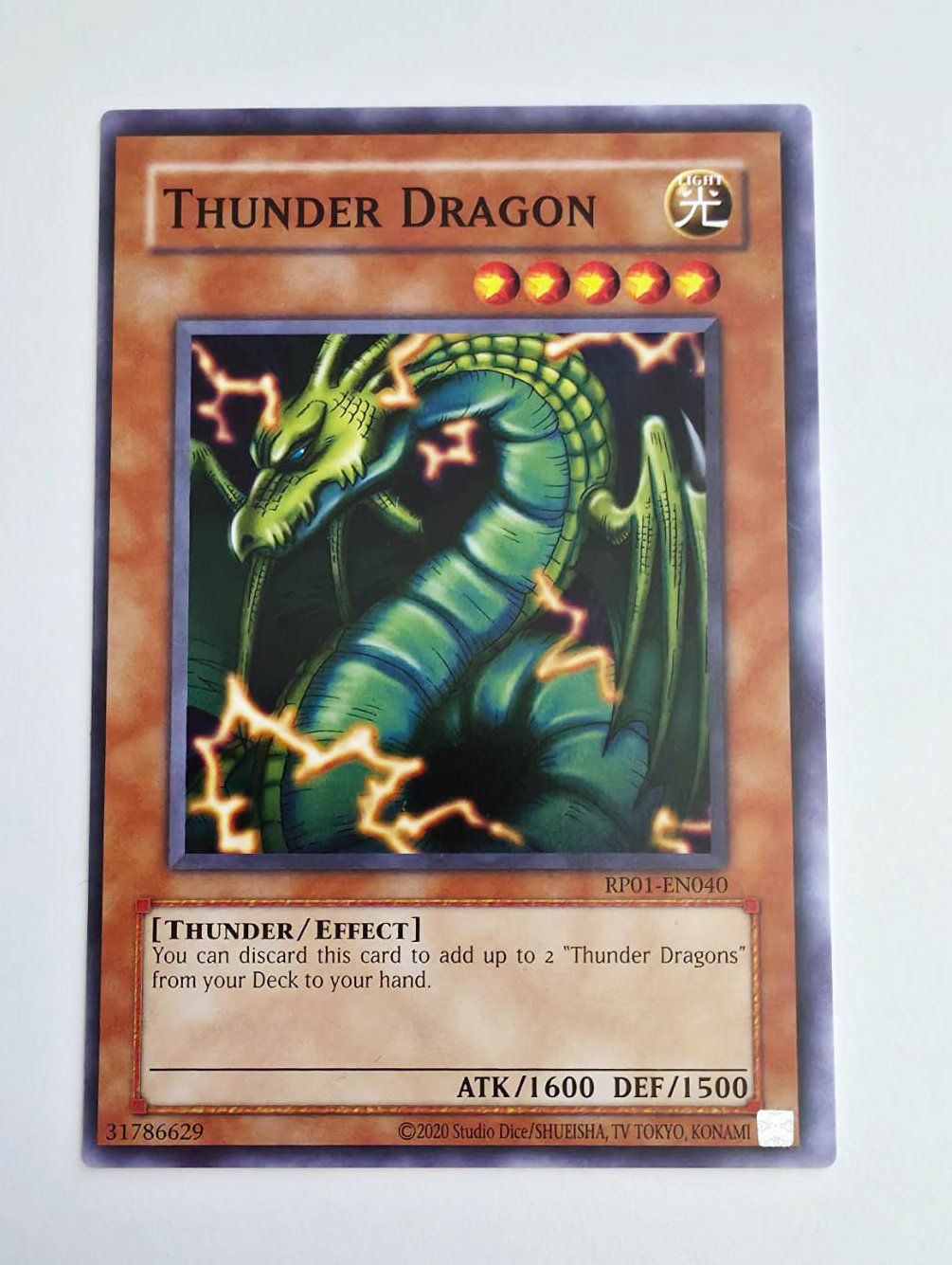 Yugioh Carte collezionabili: Thunder Dragon (RP01) - Yu-Gi-Oh! TCG – Usato da Zürich venduto da Zetto