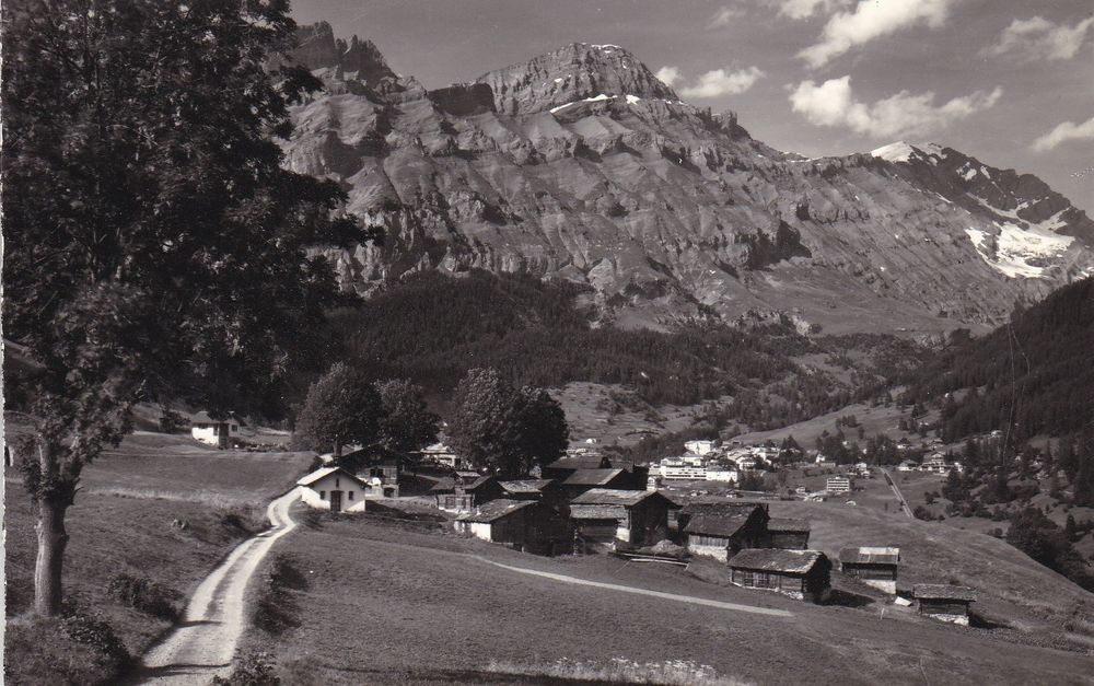 Birchen bei Leukerbad mit Rinderhorn u. Balmhorn1969 | Kaufen auf Ricardo