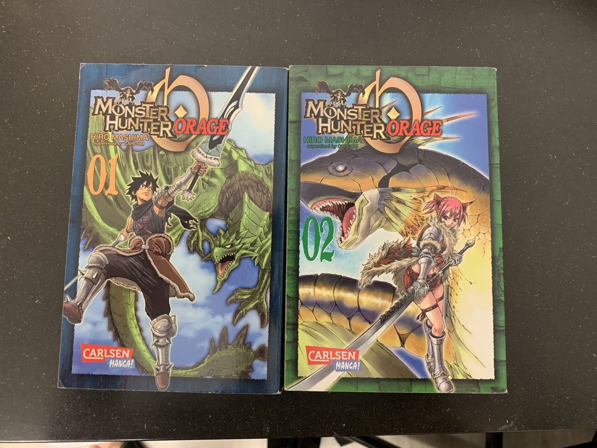 Fumetti: Manga Monster Hunter Orage Band 1-4 – Usato da Leuggern venduto da fab_s72v