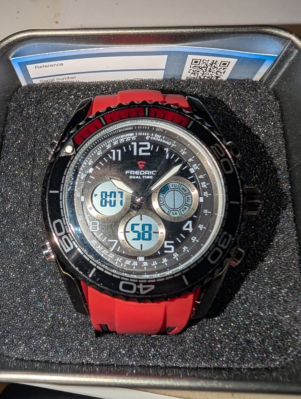 Orologi: Montre FREDRIC Dual Time – Nuovo e nell'imballaggio originale da Grand-Lancy venduto da Mariogo1