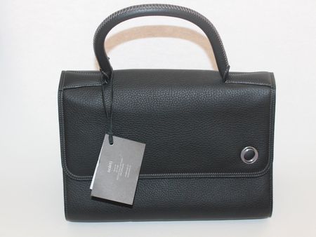 Noleti Handtasche Leder schwarz Neu Made in Switzerland