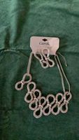 Vtge. Modeschmuck, Designer CAROLEE Set  Kette Ohrringe neuw