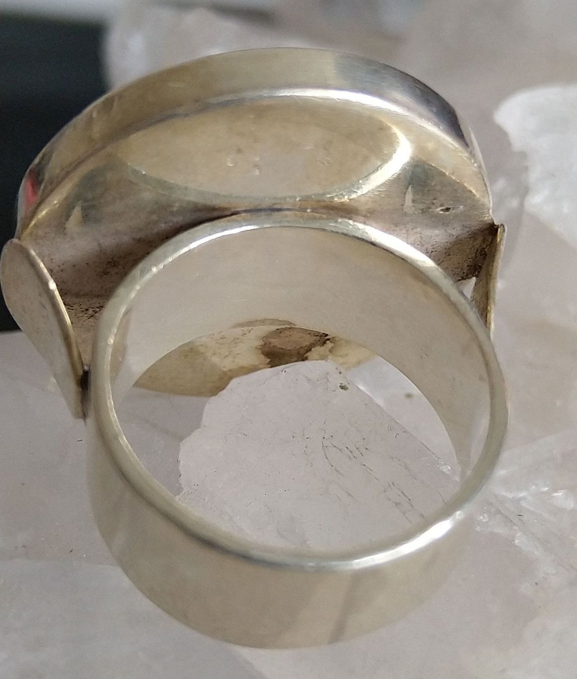 Anelli: TOLLER BERNSTEIN RING IN 925 SILBER – Usato da Romanshorn venduto da Glitzer-Paradies 5