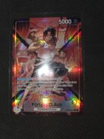 One Piece card game Portgas D. Ace Leader Alt Art OP16- 001