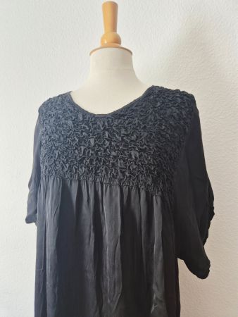 FARFALLA TUNIKA KLEID BLUSE SCHWARZ M 38 , TOP ZU SNEAKER